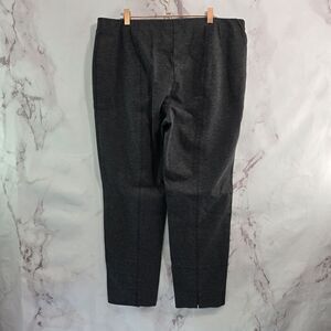 J Jill Pants Womens Large Gray Pull On High Rise Ponte Legging Slim Crop Short